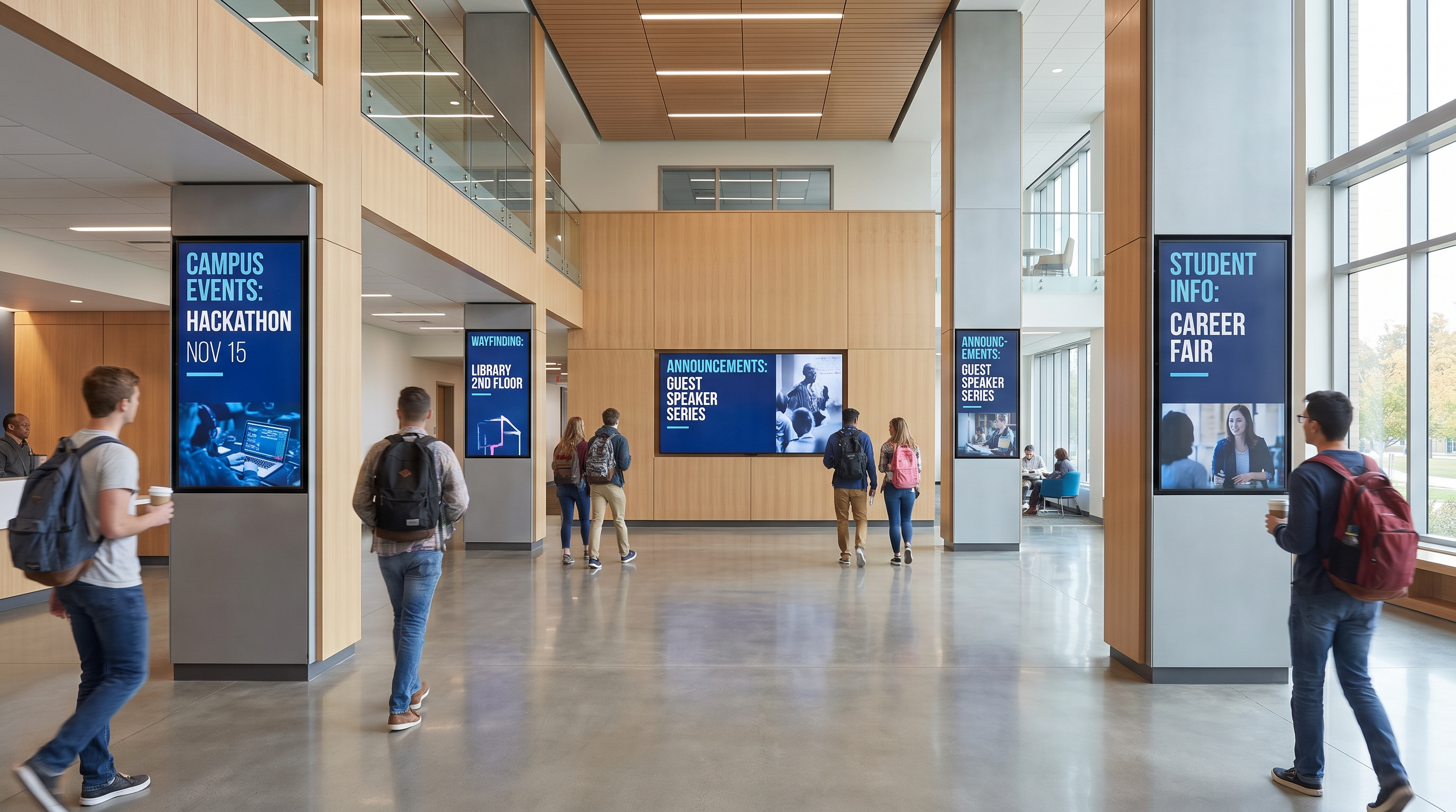 Digital signage for Education
