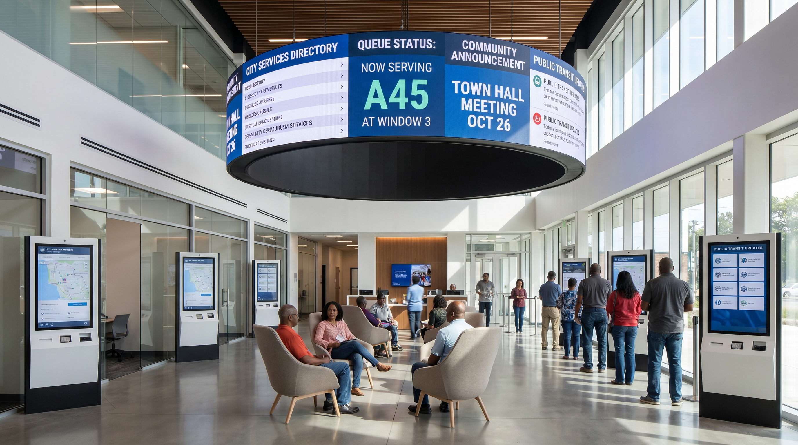 Digital signage for Government & Public Sector