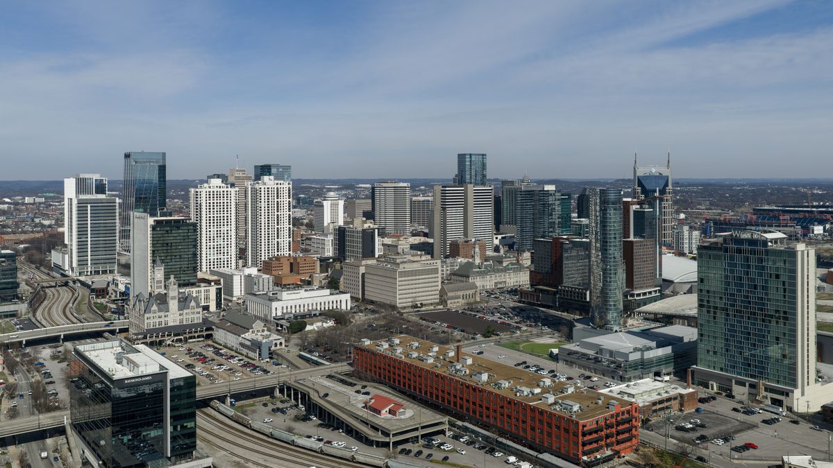 Nashville, Tennessee downtown skyline