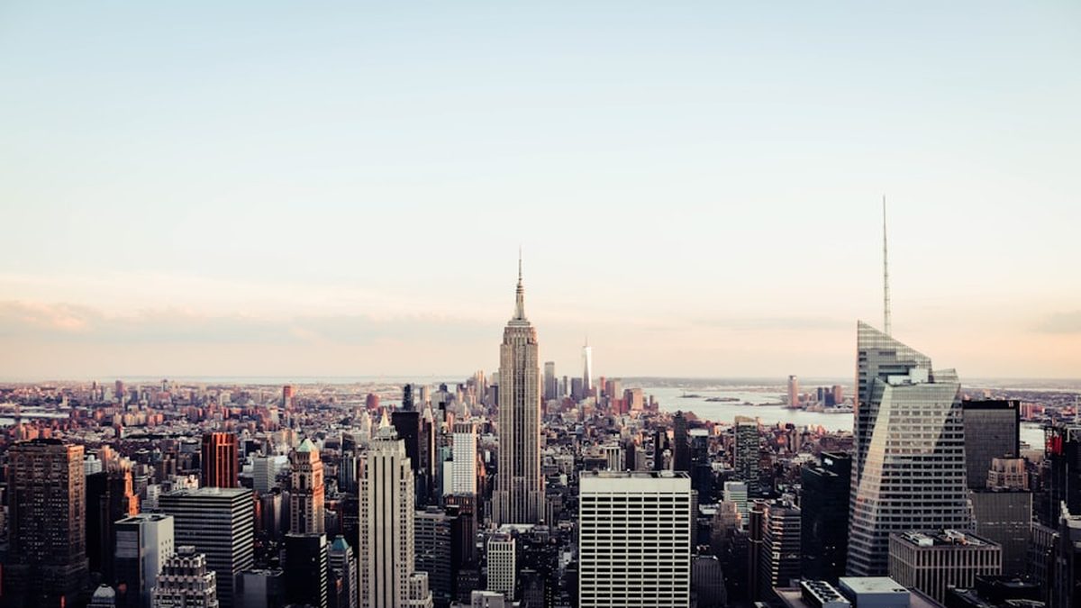 New York City Manhattan skyline with Empire State Building